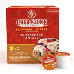 Cold Stone Creamery Ice Cream, Cheesecake Fantasy,Compatible Keurig 2.0,40 Count
