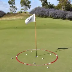 GoSports LAG CIRCLE Putting and Chipping Training Tool - Includes 6 ft and 3 ft Circles