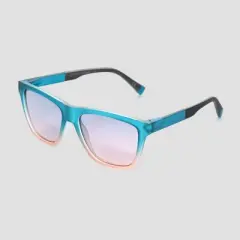 Women's Surfer Shade Sunglasses with Gradient Lenses - All in Motion&trade; Blue