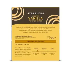 Starbucks by Nespresso VL Creamy Vanilla Capsules 