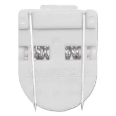 Advantus Panel Wall Clips for Fabric Panels Standard Size White 4/Pack 75300