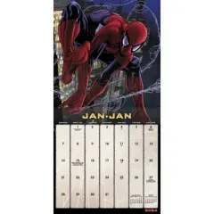 Trends International Inc. 2023-24 Wall Calendar 12"x12" Bilingual English/French Marvel Spider-Man