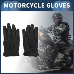 Unique Bargains Motorcycle Gloves Motorbike Dirt Bike Bicycle Racing ATV UTV Sheep Leather 1 Pair