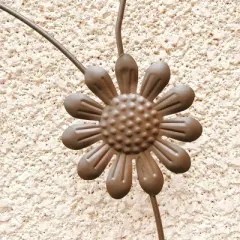 Syemin Patio Decorative Screens, Iron Arch Decoration Garden Trellis, for Outdoor for Climbing Plants Support, Flowerbed, Brown, 40"*19.7"*71"