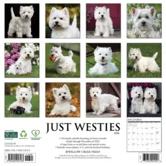 Willow Creek Press 2026 Westies Wall Calendar