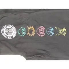 My Hero Academia Neon Characters Men's Black Sleep Pajama Pants