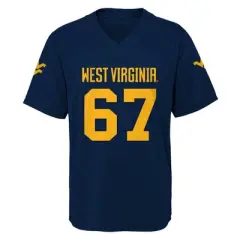NCAA West Virginia Mountaineers Boys' Short Sleeve Jersey
