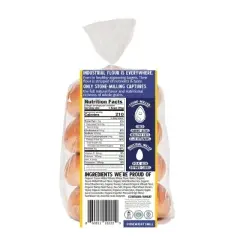 One Mighty Mill Whole Wheat Blueberry Bagels - 13.4oz / 4ct