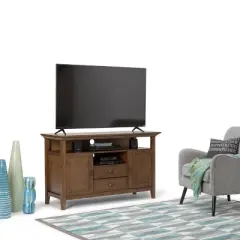54" Mansfield Solid Wood TV Media Stand - Wyndenhall