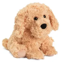 Intelex Warmies Microwavable Plush Golden Dog & Calico Cat - 13"