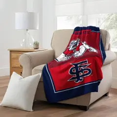NCAA Fresno State Bulldogs 46''x60'' Leadership Micro Throw Blanket