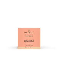 Sukin Brightening Glow Night Face Moisturizer - 1.69oz