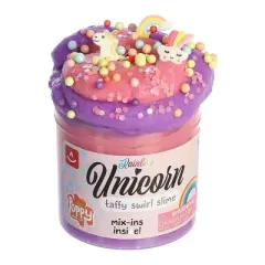 Aurora Toys Medium Unicorn Rainbow Slime Poppy Slime Co. Gooey Toy Pink 11.3oz