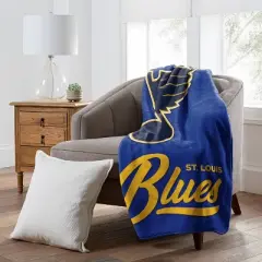 NHL St. Louis Blues 50 x 60 Raschel Throw Blanket