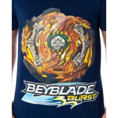 Beyblade Burst Boys' Wizard Fafnir Spinner Top Kids Short Sleeve T-Shirt