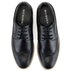 Mio Marino - Men's Ornate Wingtip Oxford Shoes