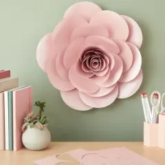 Paper Junkie 48 Sheets Pink Metallic Shimmer Cardstock Paper for Crafts, Double-Sided for DIY Cards, Weddings, Scrapbooking, 250gsm, 8.5 x 11 In