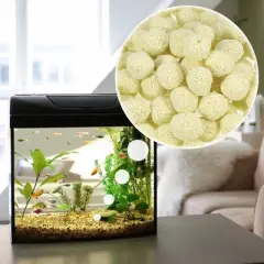 Unique Bargains Fish Tank Filter Media Ceramic Rings Set Filter Aquarium Ball 1 Pack