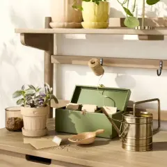 1L Brass Metal Watering Can - Hearth & Hand&trade; with Magnolia