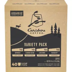 Caribou Coffee Keurig K-Cup Variety Pack Medium Roast Coffee - 40ct