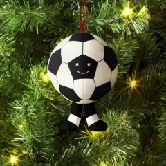 Christmas Embroidered Face Soccer Ornament - Wondershop&trade;