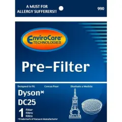 Dyson DC25 Uprights Pre Motor Vacuum Filter