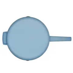 KitchenAid 12" Enameled Cast Iron Induction Skillet with Helper Handle and Pour Spouts Blue Velvet