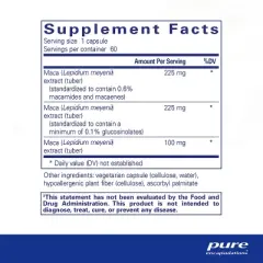 Pure Encapsulations Maca-3 - Hypoallergenic Supplement Promotes Healthy Libido and Reproductive System Function