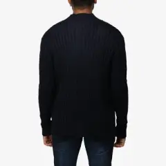 X RAY Men's Stand Collar Cardigan