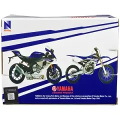 Yamaha YZ-450F Motorcycle Blue 1/12 Diecast Model by New Ray