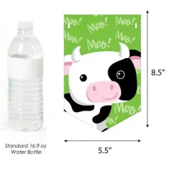 Big Dot of Happiness Farm Animals - Baby Shower Bunting Banner - Barnyard Party Decorations - Welcome Baby