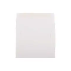 JAM Paper A2 Strathmore Invitation Envelopes 4.375 x 5.75 Bright White Linen 66670I