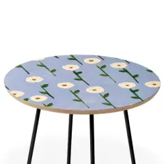 Reves et Histoires Cute Little Flowers Side Table - Deny Designs