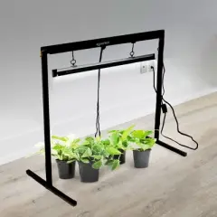 SUNPACK Metal Grow Light Stand with T5 Light System, 26.4"