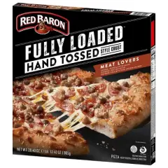 Red Baron Fully Loaded Meat Lover's Hand Tossed Crust Frozen Pizza - 28.4oz