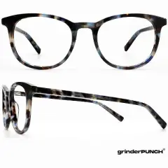 grinderPUNCH Classic Reading Glasses for Women and Men Blue Light Blocking Readers Stylish Readers with Spring Loaded Hinges