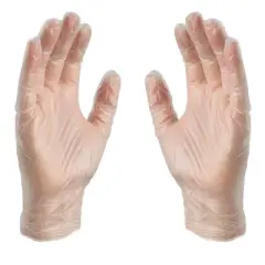 AMMEX Professional Clear Vinyl Exam Gloves - Light Duty, Medical Grade - Great for Childcare, Medical, Dental, Veterinary, Cleaning, and Food Service