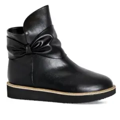 Women's Wide Fit Tatiana Ankle Boot - Black | CLOUDWALKERS