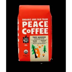 Peace Coffee Dark Roast Tree Hugger Whole Bean Coffee - 12oz
