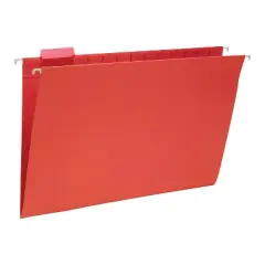 Smead Colored Hanging Folders 1/5 Tab Cut Lgl 25/BX Red 64167