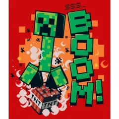 Boy's Minecraft Creeper Boom T-Shirt