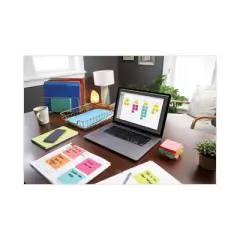 Post-it Notes Original Pads in Poptimistic Collection Colors, Note Ruled, 3" x 5", 100 Sheets/Pad, 5 Pads/Pack