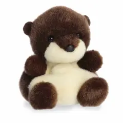 Aurora Mini Elena River Otter Palm Pals Adorable Stuffed Animal Brown 5"