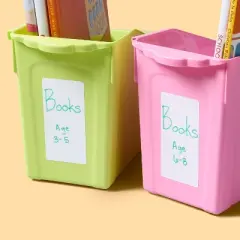 35ct 2"x4" Rectangular Labels White - up&up&trade;