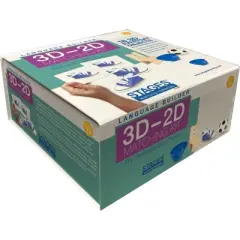 Stages Learning Materials Language Builder 3D-2D Matching Kit, Everyday Objects