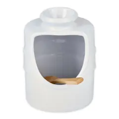 Rsvp White Stoneware Salt Pig