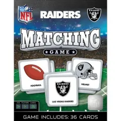 MasterPieces Officially Licensed NFL Las Vegas Raiders Matching Game for Kids and Families