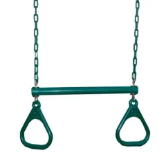 Swing-N-Slide Two Extreme Duty Swing Seats with a Heavy Duty Ring/Trapeze Combo Swing