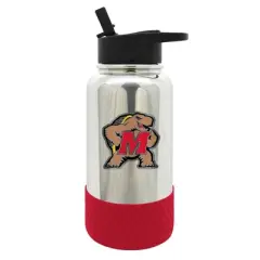 NCAA Maryland Terrapins 32oz Chrome Thirst Hydration Water Bottle