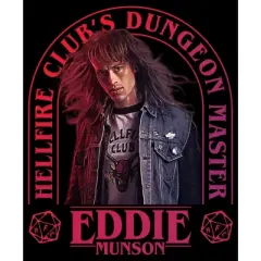 Boy's Stranger Things Hellfire Club Dungeon Master Eddie T-Shirt